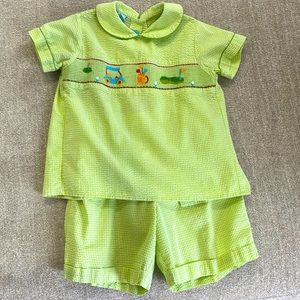 Smocked Golf outfit